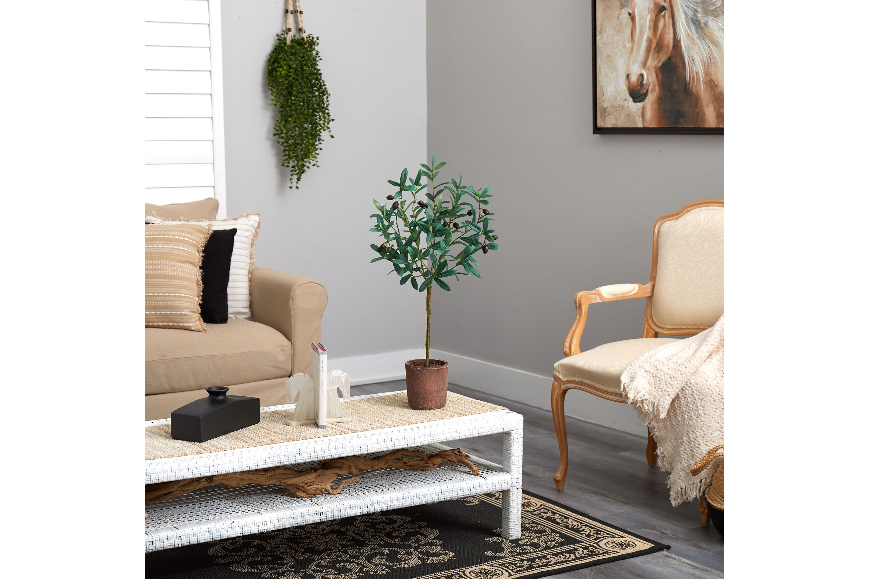 31-Inch Olive Artificial Tree