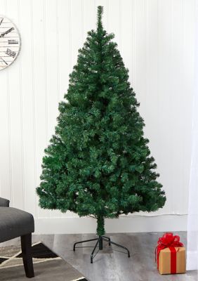 Nearly Natural Northern Tip Pine Christmas Tree, Green, 5 Foot