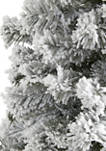 5 Foot Flocked West Virginia Fir Artificial Christmas Tree