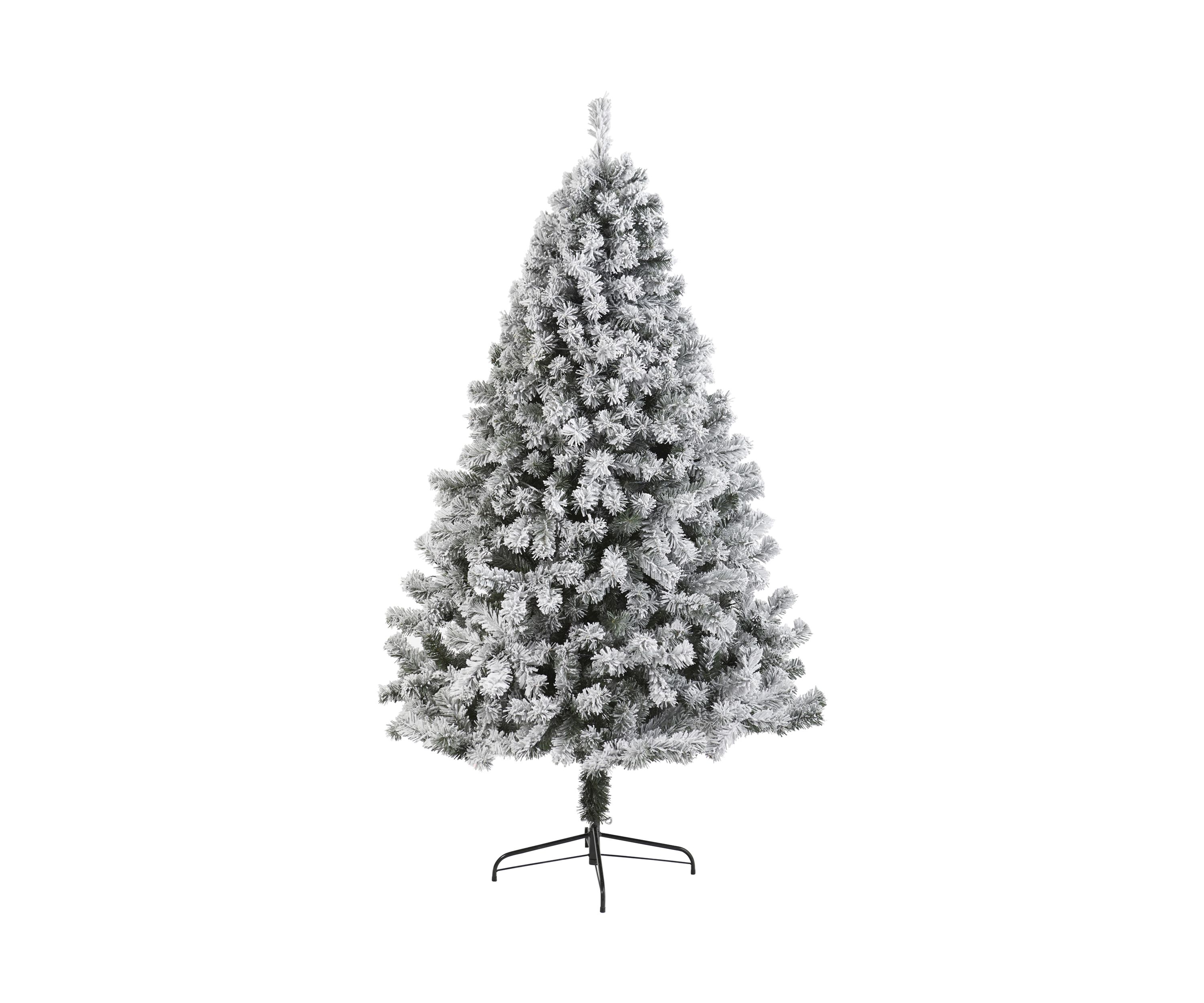 7 Foot Flocked West Virginia Fir Artificial Christmas Tree