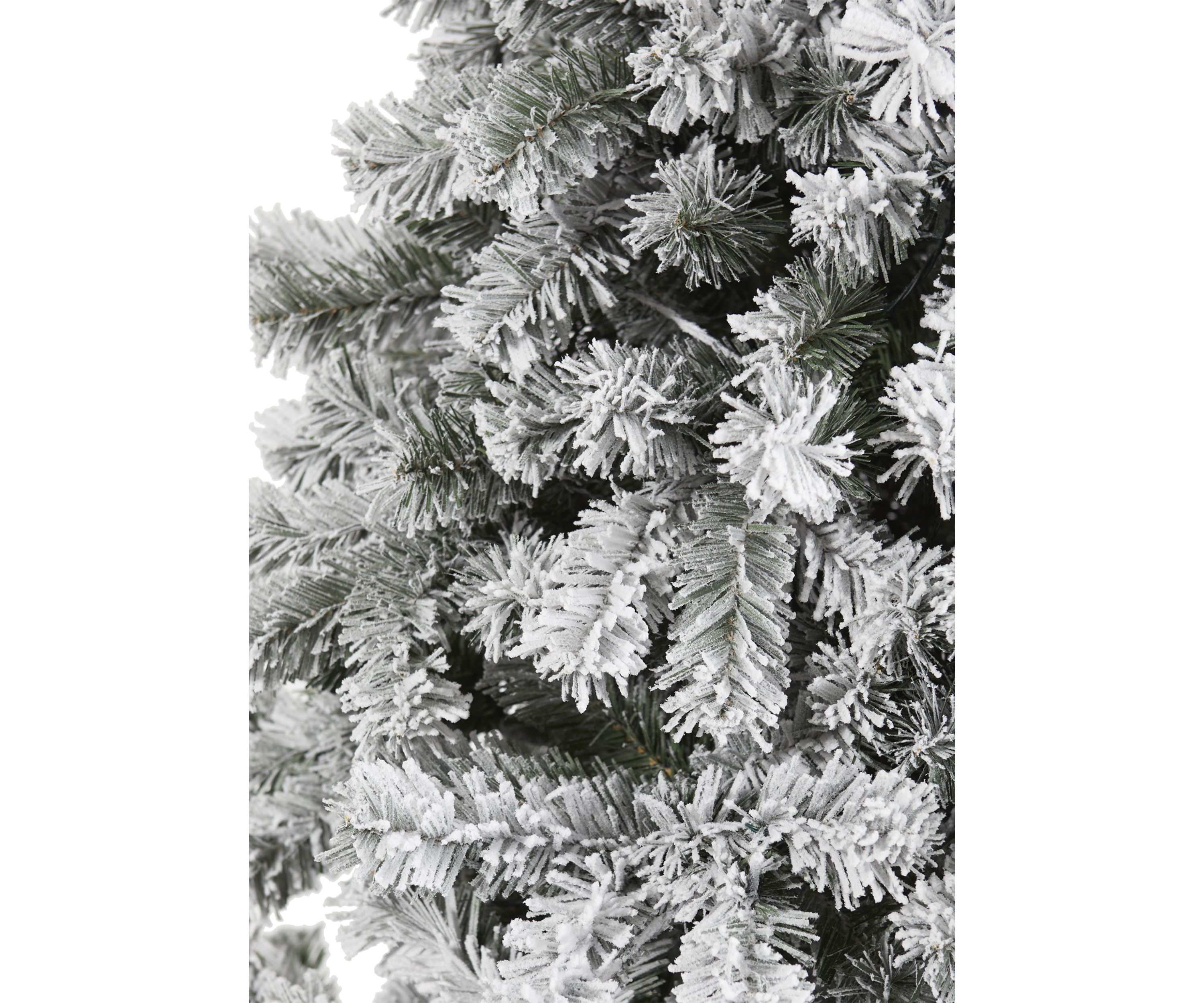 7 Foot Flocked West Virginia Fir Artificial Christmas Tree