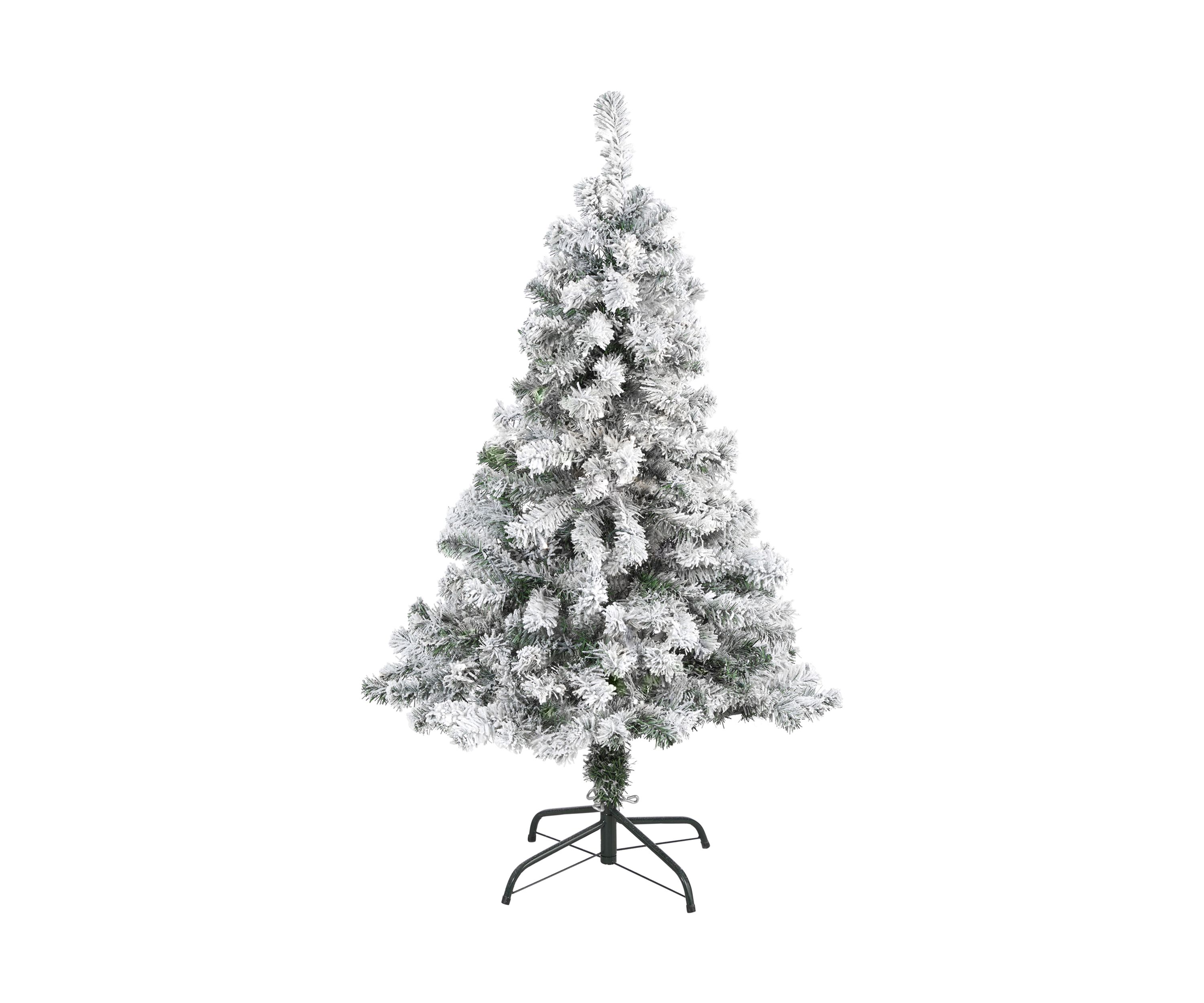4 Foot Flocked Rock Springs Spruce Artificial Christmas Tree