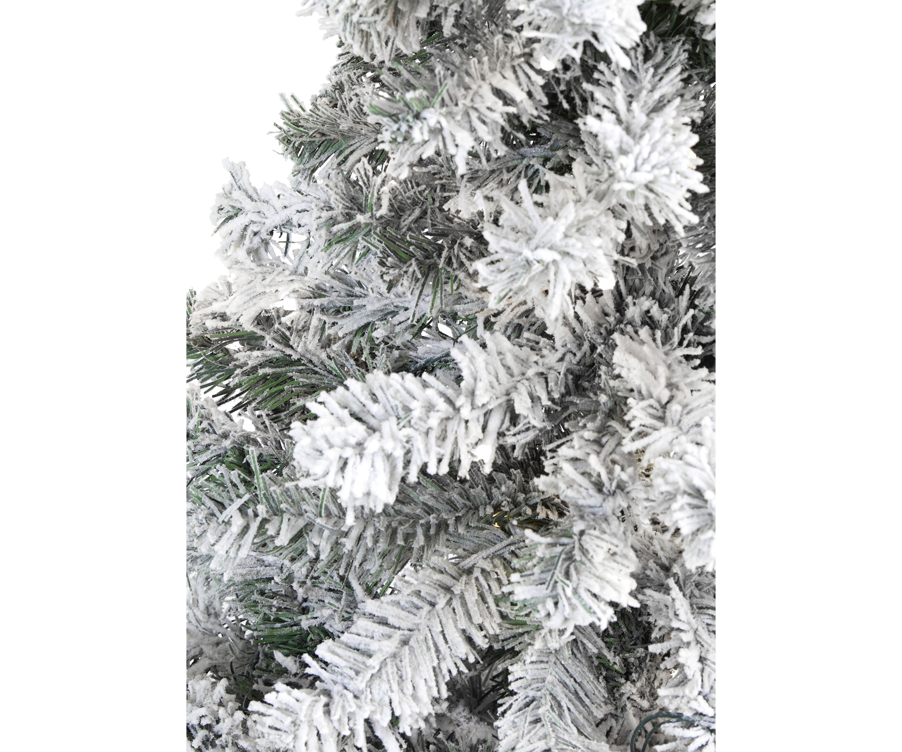 4 Foot Flocked Rock Springs Spruce Artificial Christmas Tree