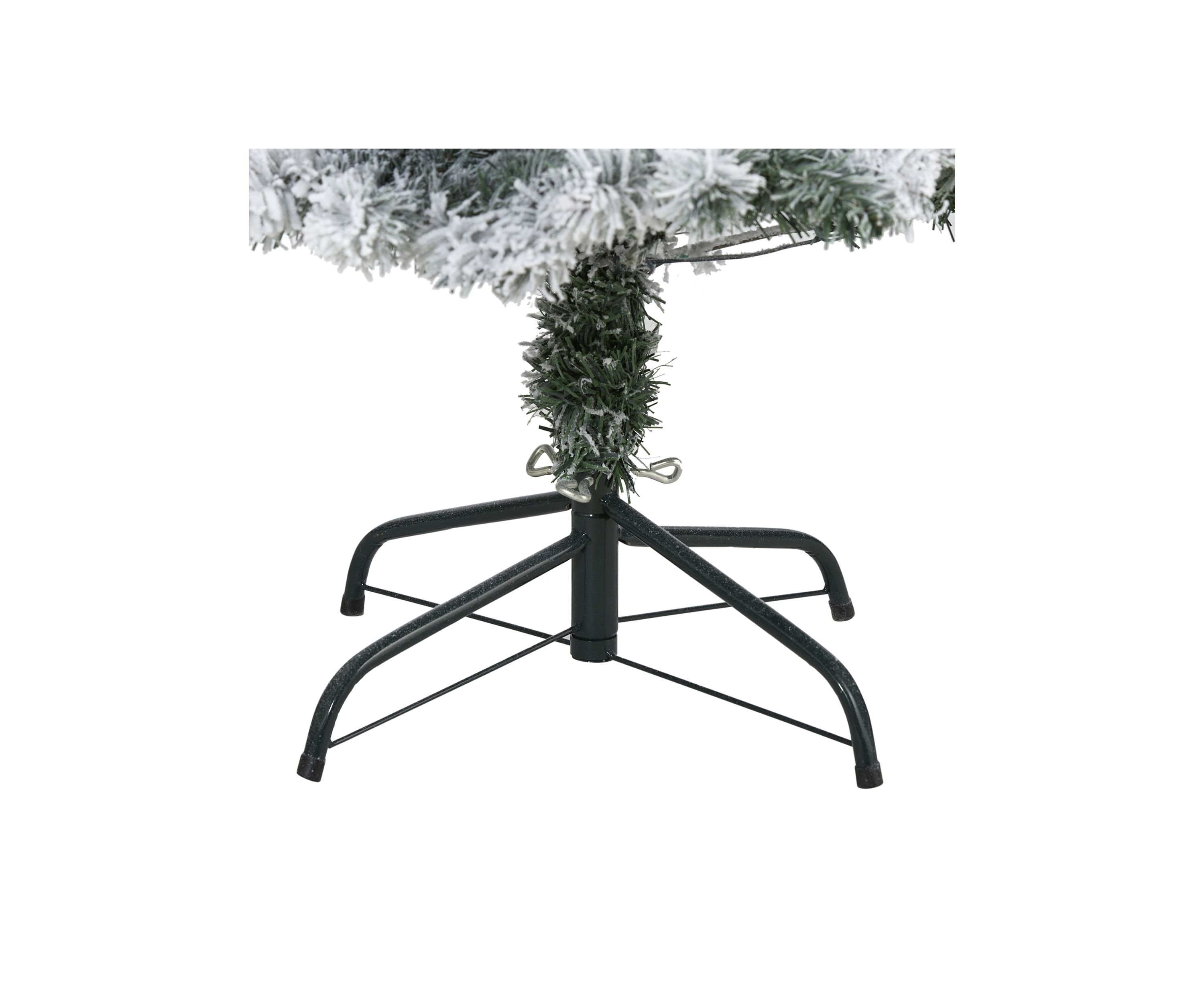 4 Foot Flocked Rock Springs Spruce Artificial Christmas Tree