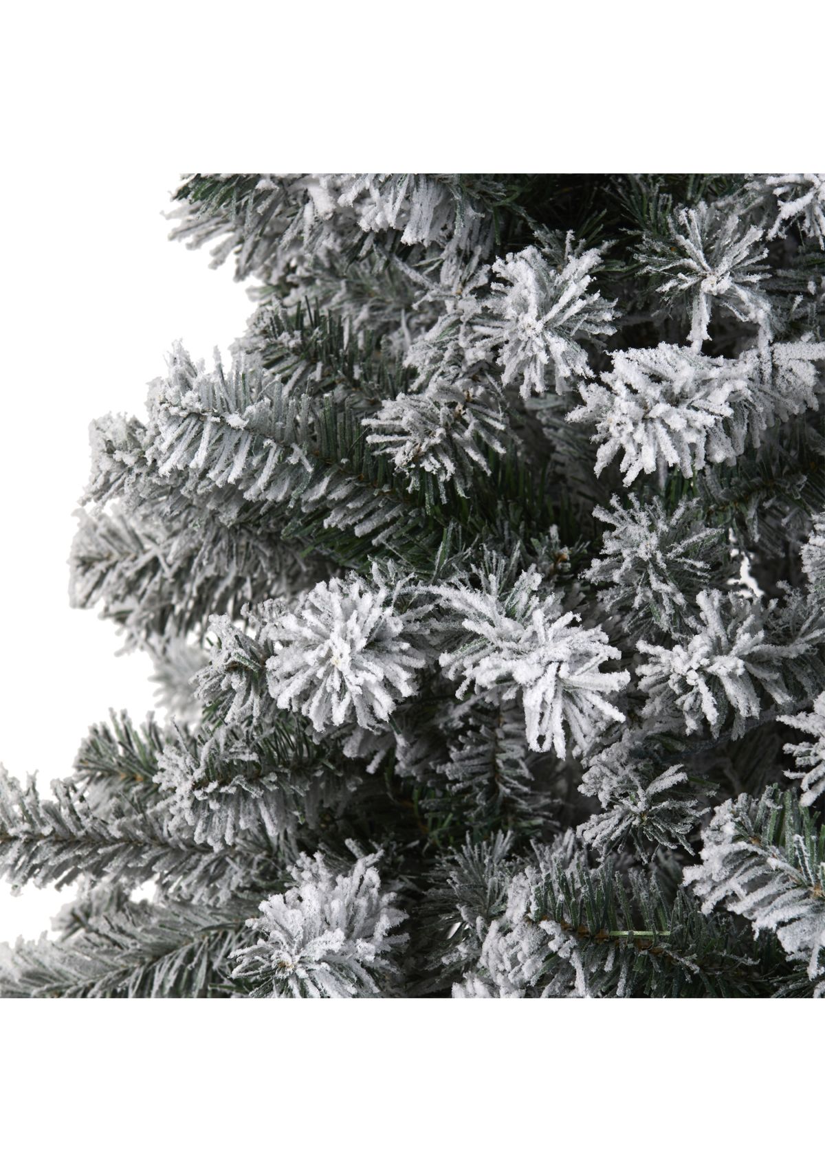 6 Foot Flocked Rock Springs Spruce Artificial Christmas Tree