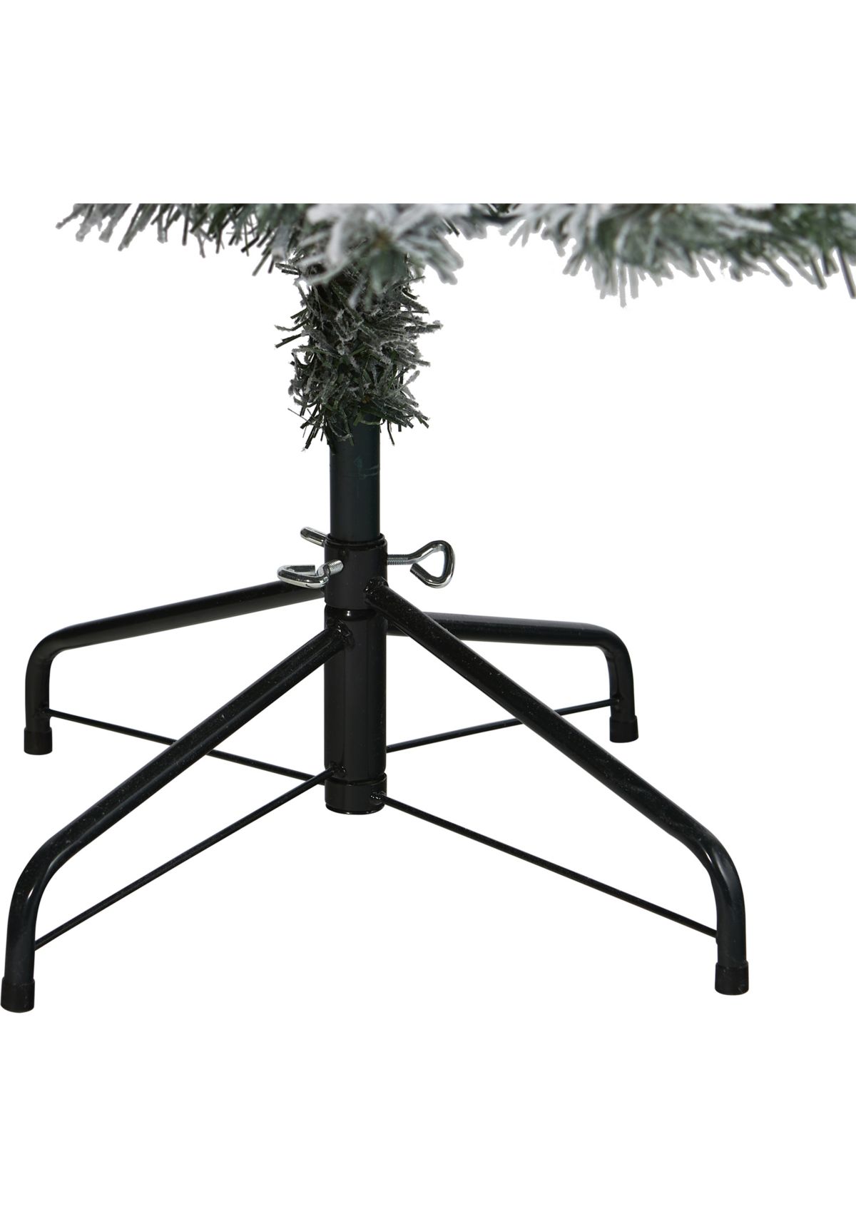 6 Foot Flocked Rock Springs Spruce Artificial Christmas Tree