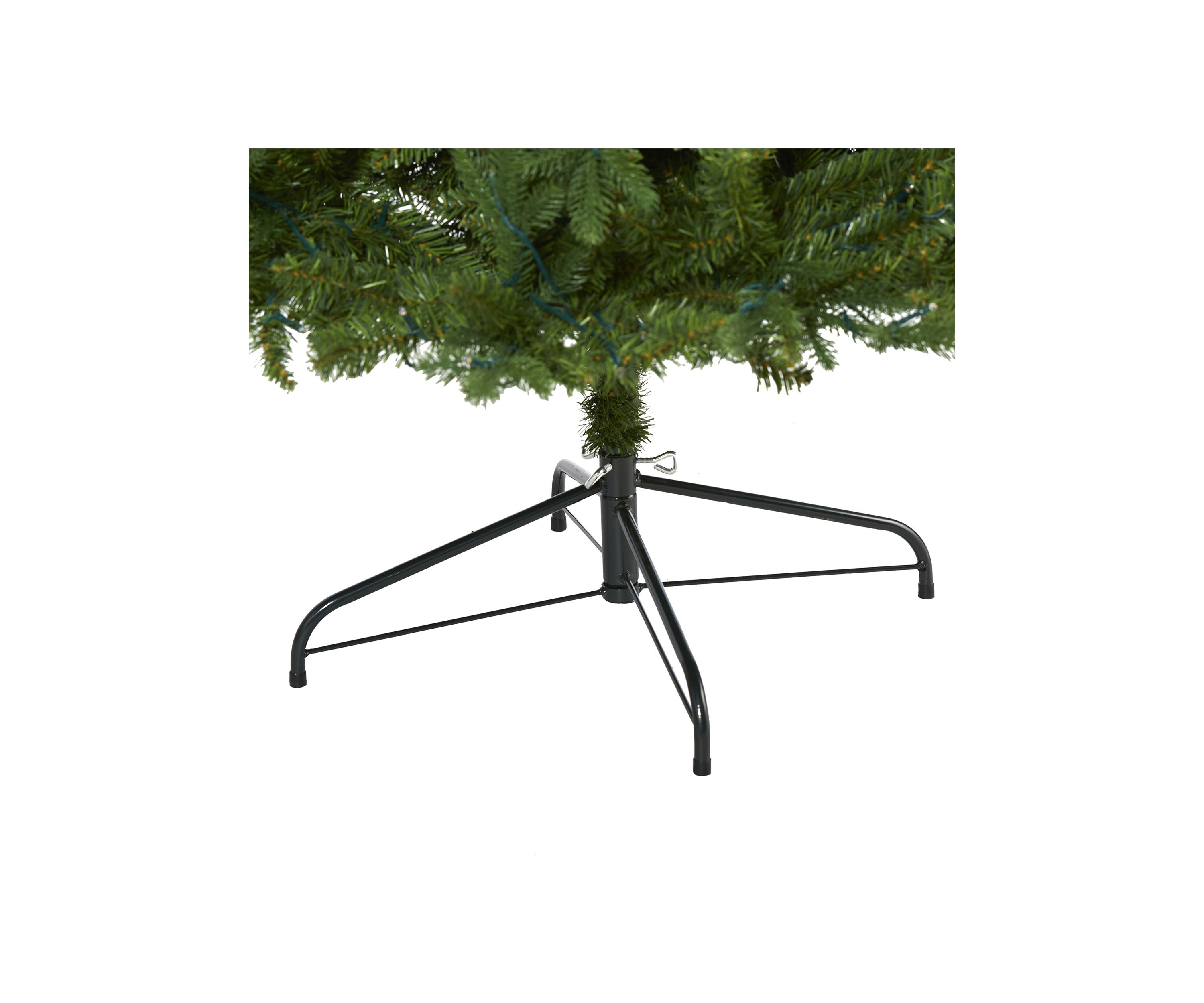 7 Foot New Hampshire Fir Artificial Christmas Tree with 450 Clear LED Lights