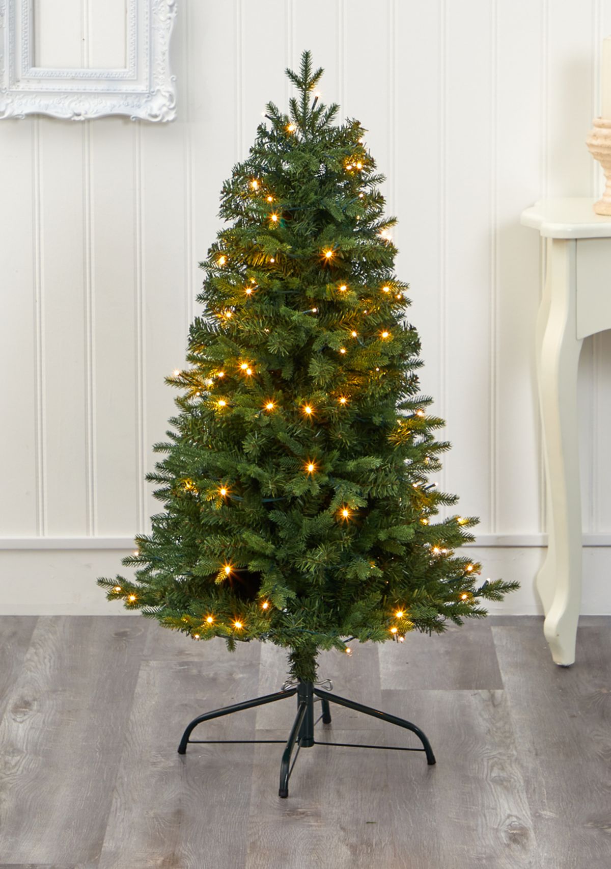 Vermont Fir Christmas Tree with Clear LED Lights