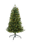 Vermont Fir Christmas Tree with Clear LED Lights