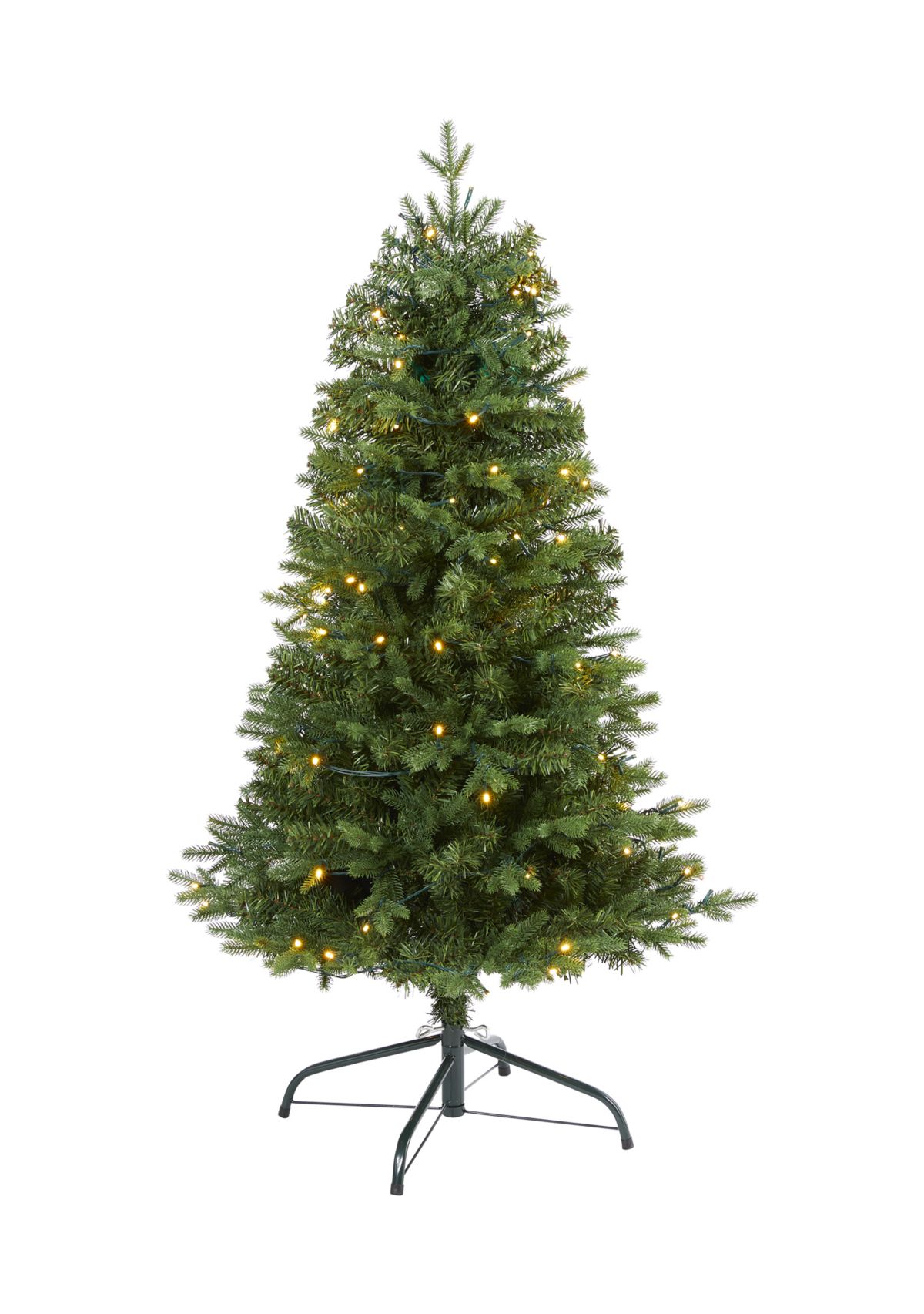 Vermont Fir Christmas Tree with Clear LED Lights