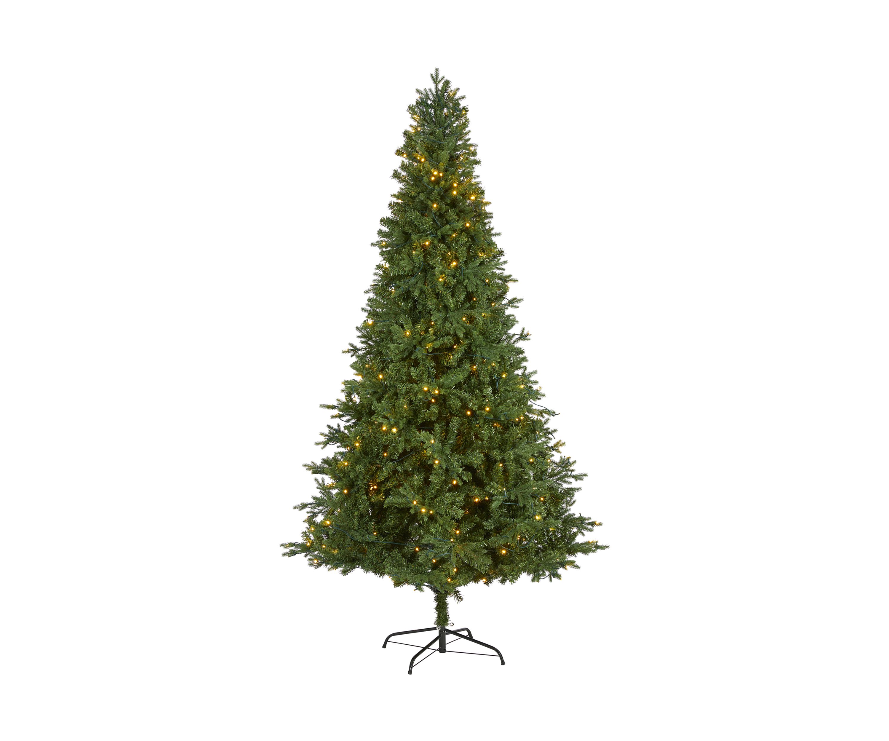 Vermont Fir Christmas Tree with Clear LED Lights