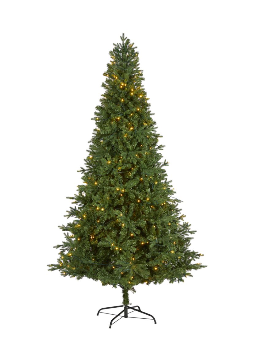 Vermont Fir Christmas Tree with Clear LED Lights