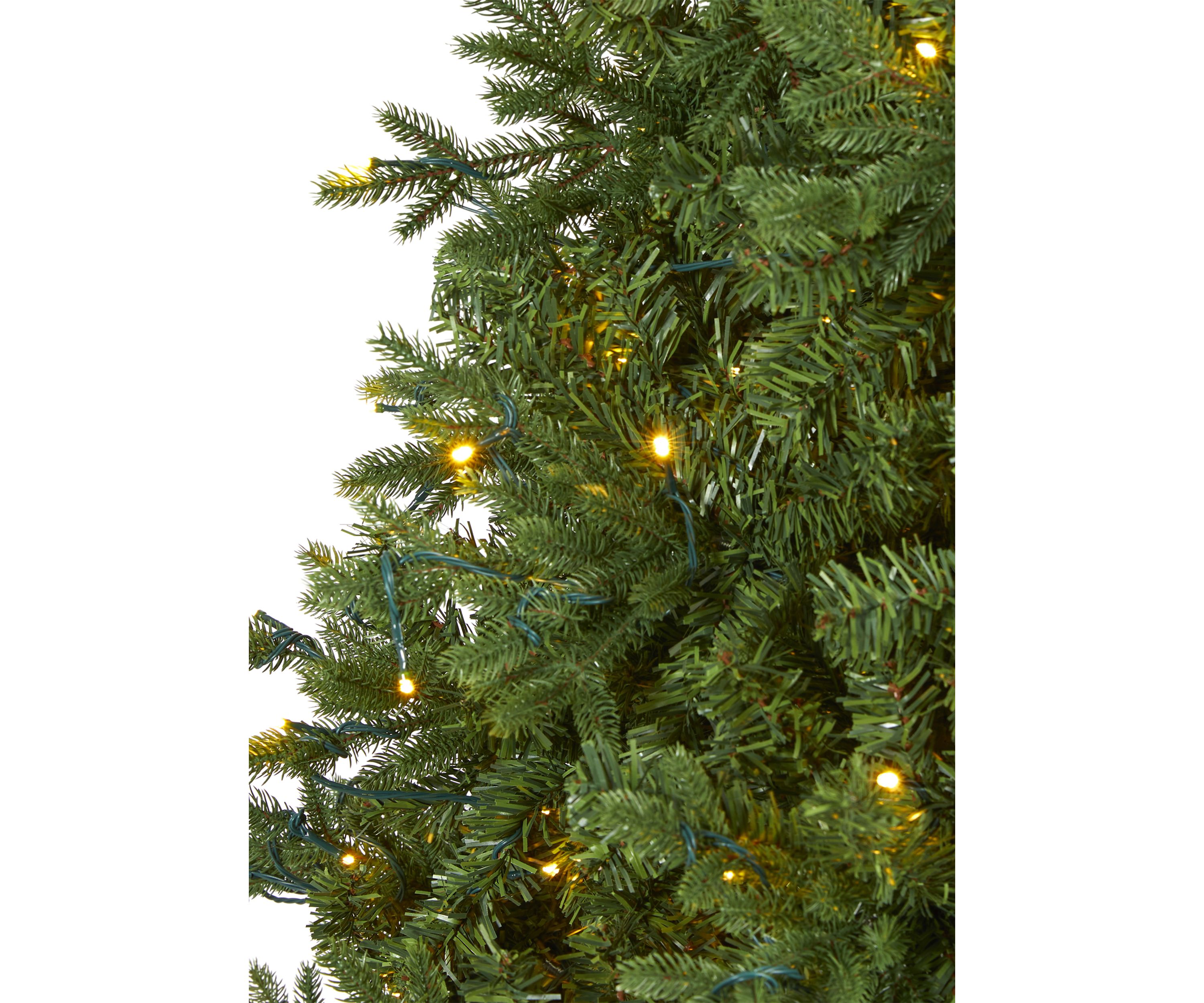 Vermont Fir Christmas Tree with Clear LED Lights