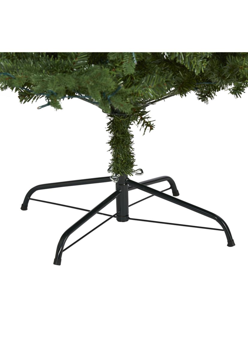 Vermont Fir Christmas Tree with Clear LED Lights