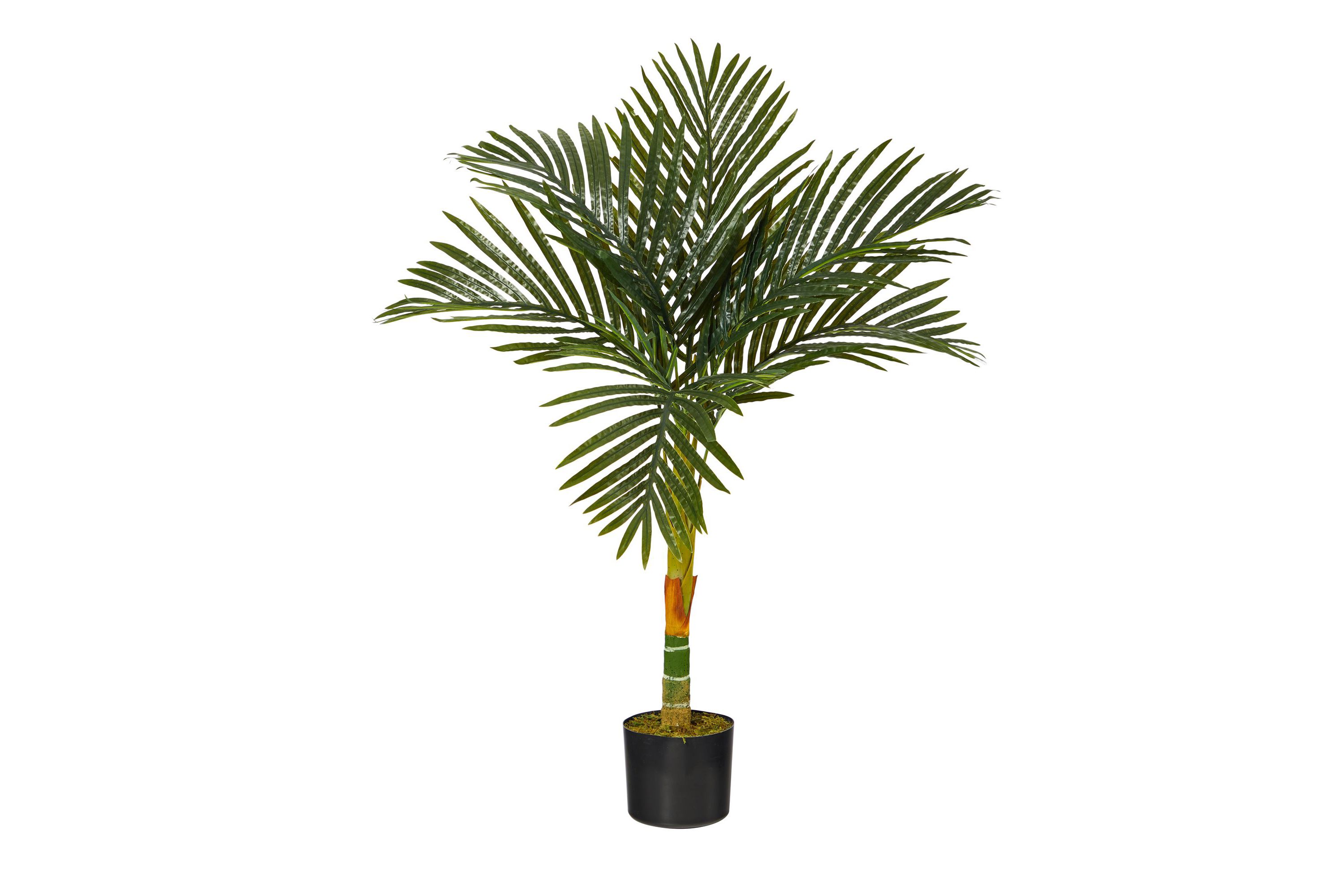 3-Foot Golden Cane Artificial Palm Tree