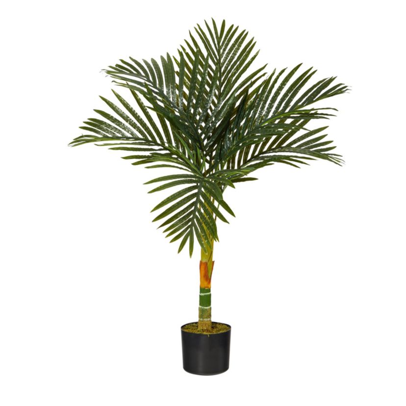 3-Foot Golden Cane Artificial Palm Tree