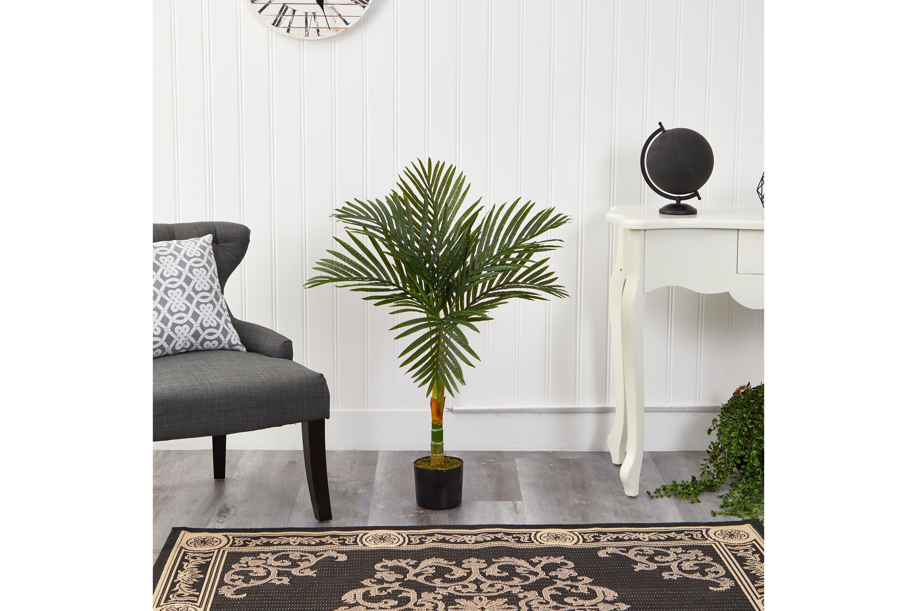 3-Foot Golden Cane Artificial Palm Tree