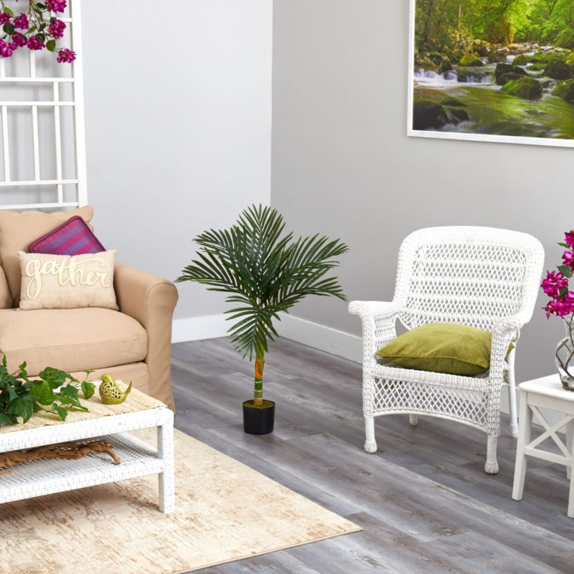 3-Foot Golden Cane Artificial Palm Tree