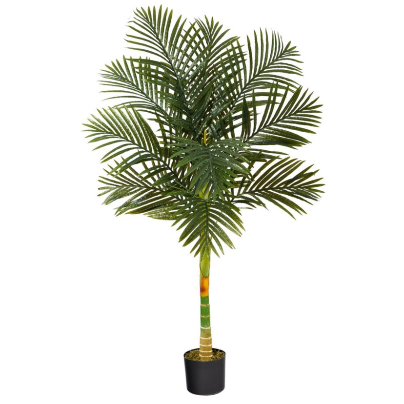 5-Foot Golden Cane Artificial Palm Tree