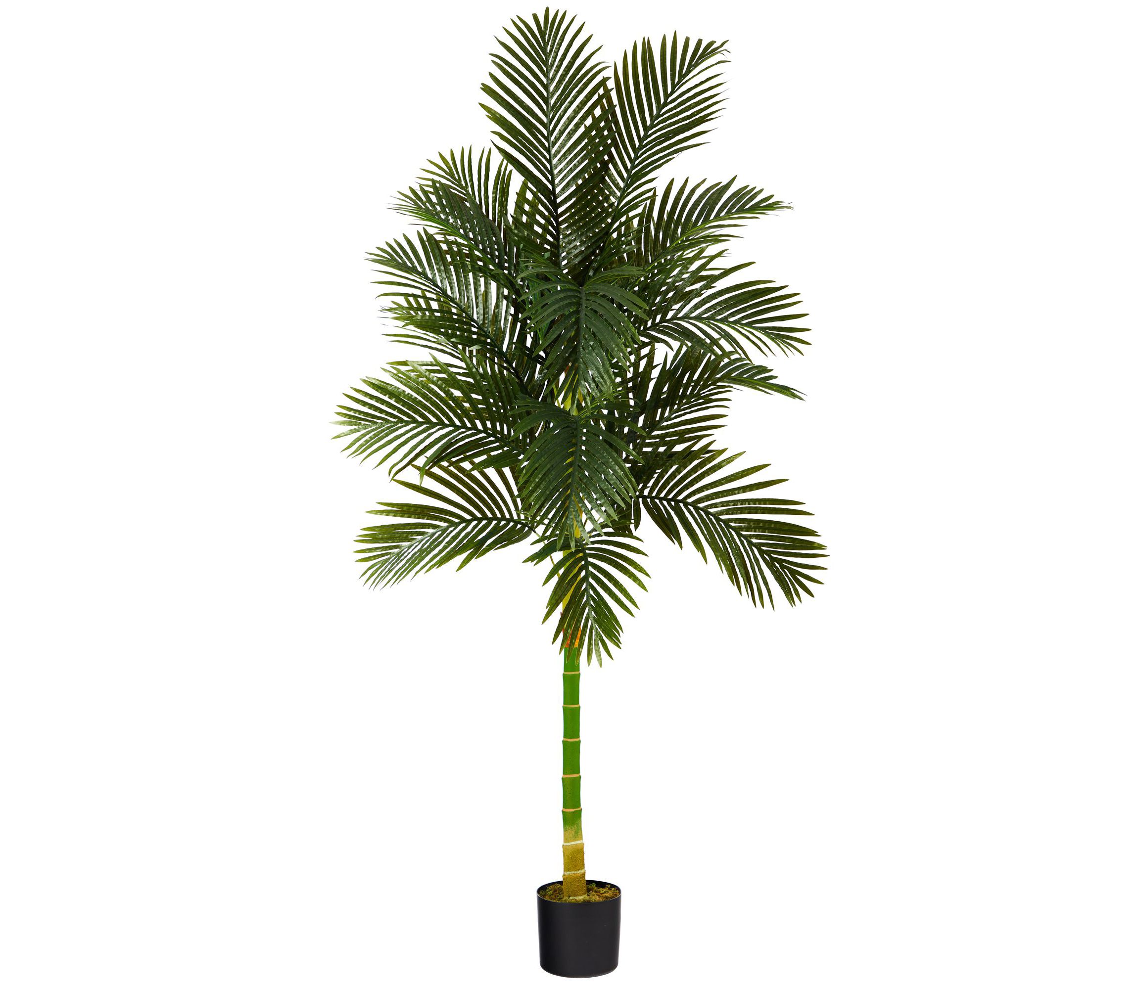 7-Foot Golden Cane Artificial Palm Tree