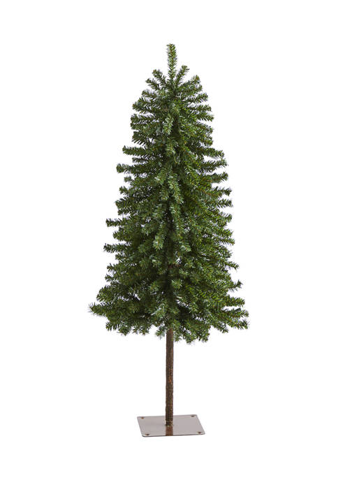 Nearly Natural 4 Foot Alpine Artificial Christmas Tree