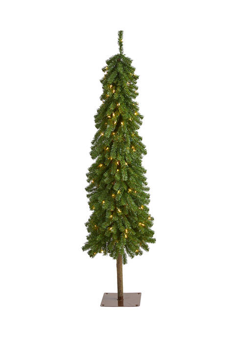 Nearly Natural 5 Foot Alpine Artificial Christmas Tree