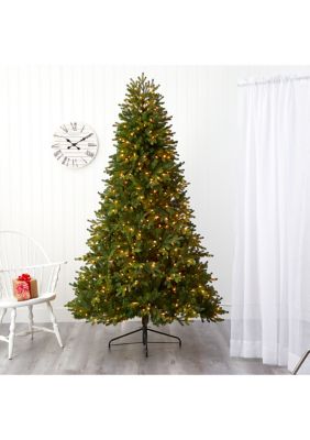 7.5 Foot Washington Fir Artificial Christmas Tree with 600 Clear Lights and 1610 Bendable Branches