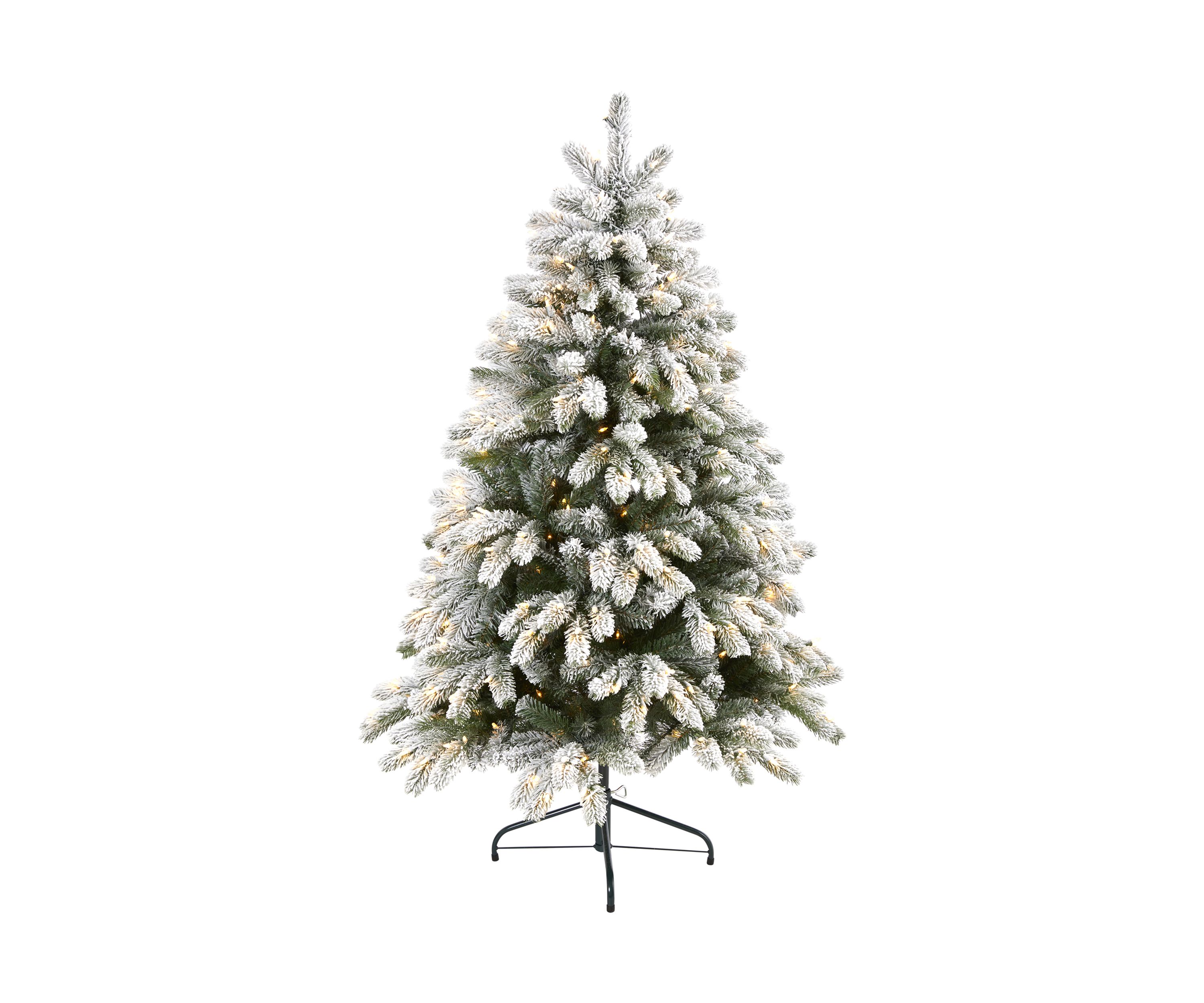 Flocked South Carolina Spruce Christmas Tree