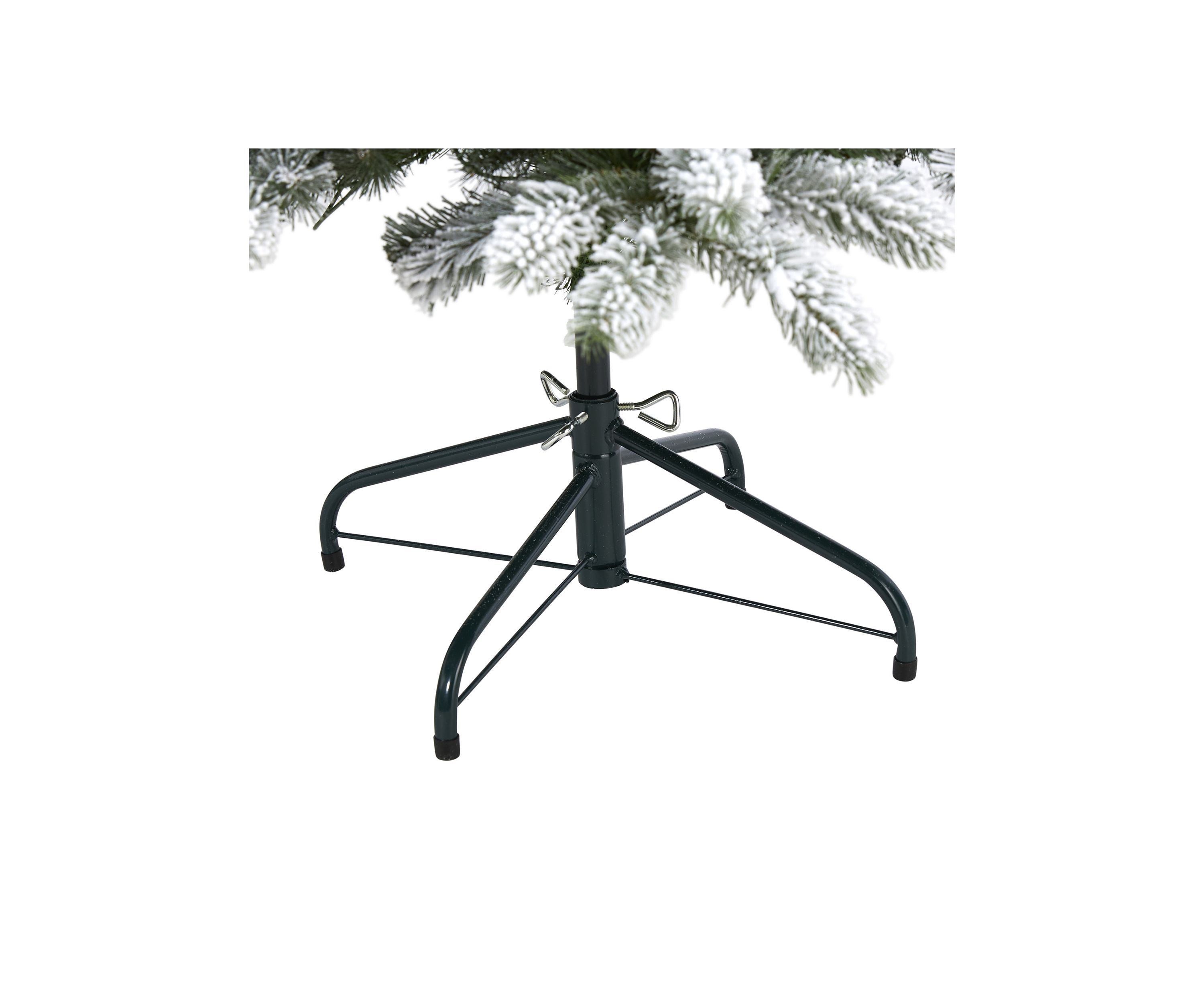 Flocked South Carolina Spruce Christmas Tree