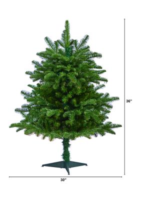 3-Foot South Carolina Spruce Artificial Christmas Tree with 458 Bendable Branches