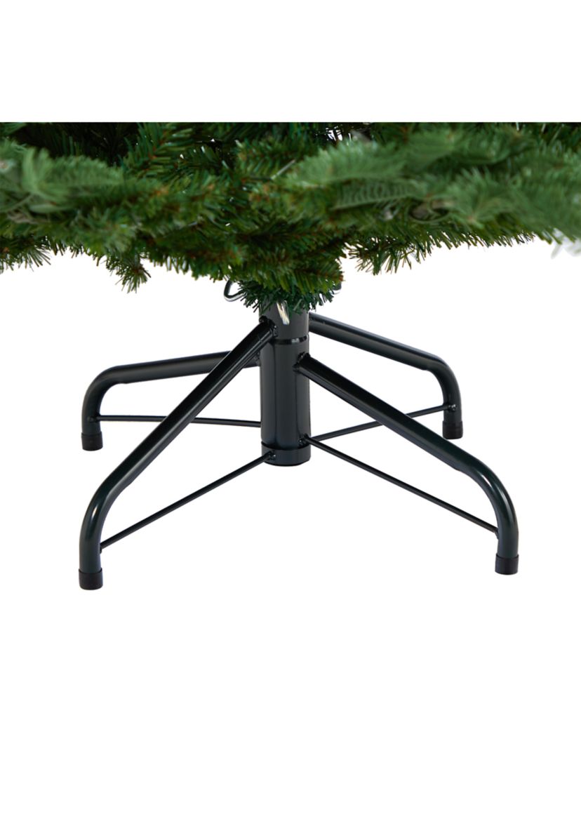 5 Foot South Carolina Spruce Artificial Christmas Tree with 300 White Warm Lights and 1370 Bendable Branches