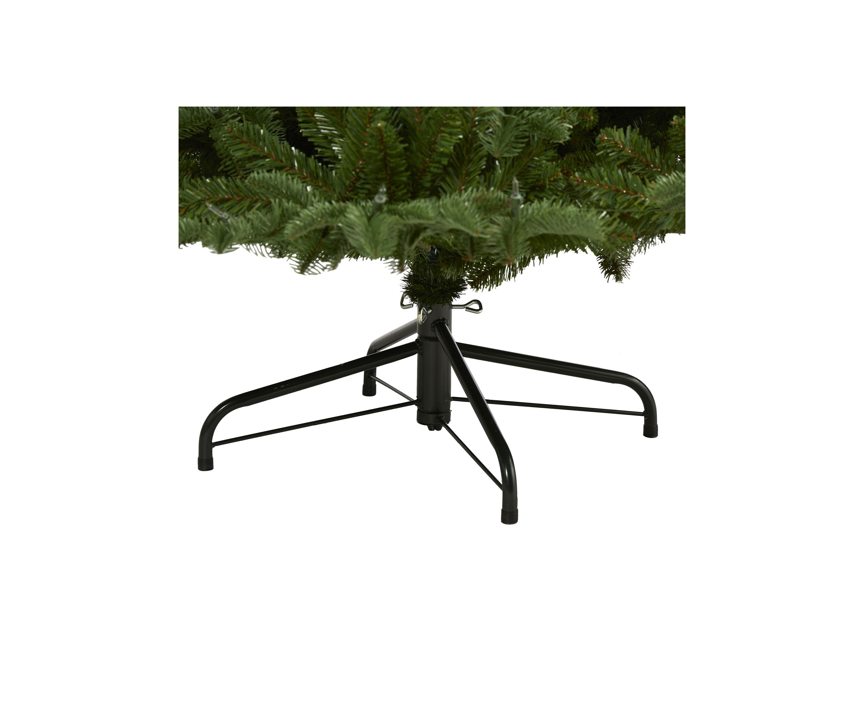 7 Foot South Carolina Spruce Artificial Christmas Tree with 500 White Warm Lights and 2644 Bendable Branches