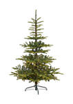 6 Foot Layered Washington Spruce Artificial Christmas Tree with 350 Clear Lights and 705 Bendable Branches