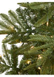 7.5 Foot Layered Washington Spruce Artificial Christmas Tree with 550 Clear Lights and 1325 Bendable Branches