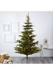 9 Foot Layered Washington Spruce Artificial Christmas Tree with 750 Clear Lights and 2055 Bendable Branches