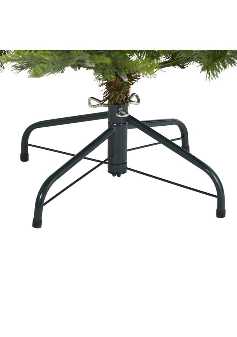 4 Foot North Carolina Spruce Artificial Christmas Tree with 100 Clear Lights and 207 Bendable Branches