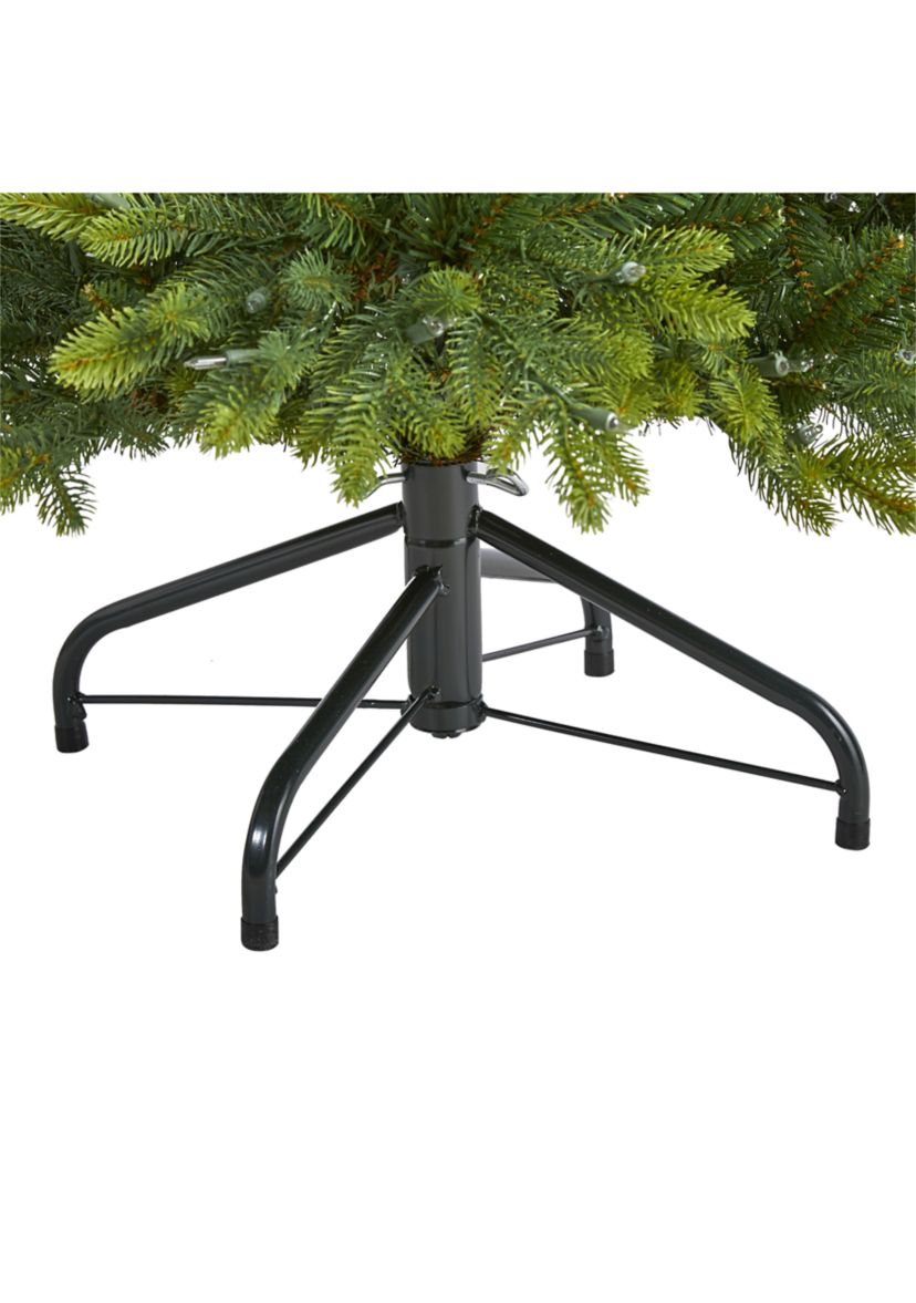 4 Foot North Carolina Fir Artificial Christmas Tree with 250 Clear Lights and 1003 Bendable Branches
