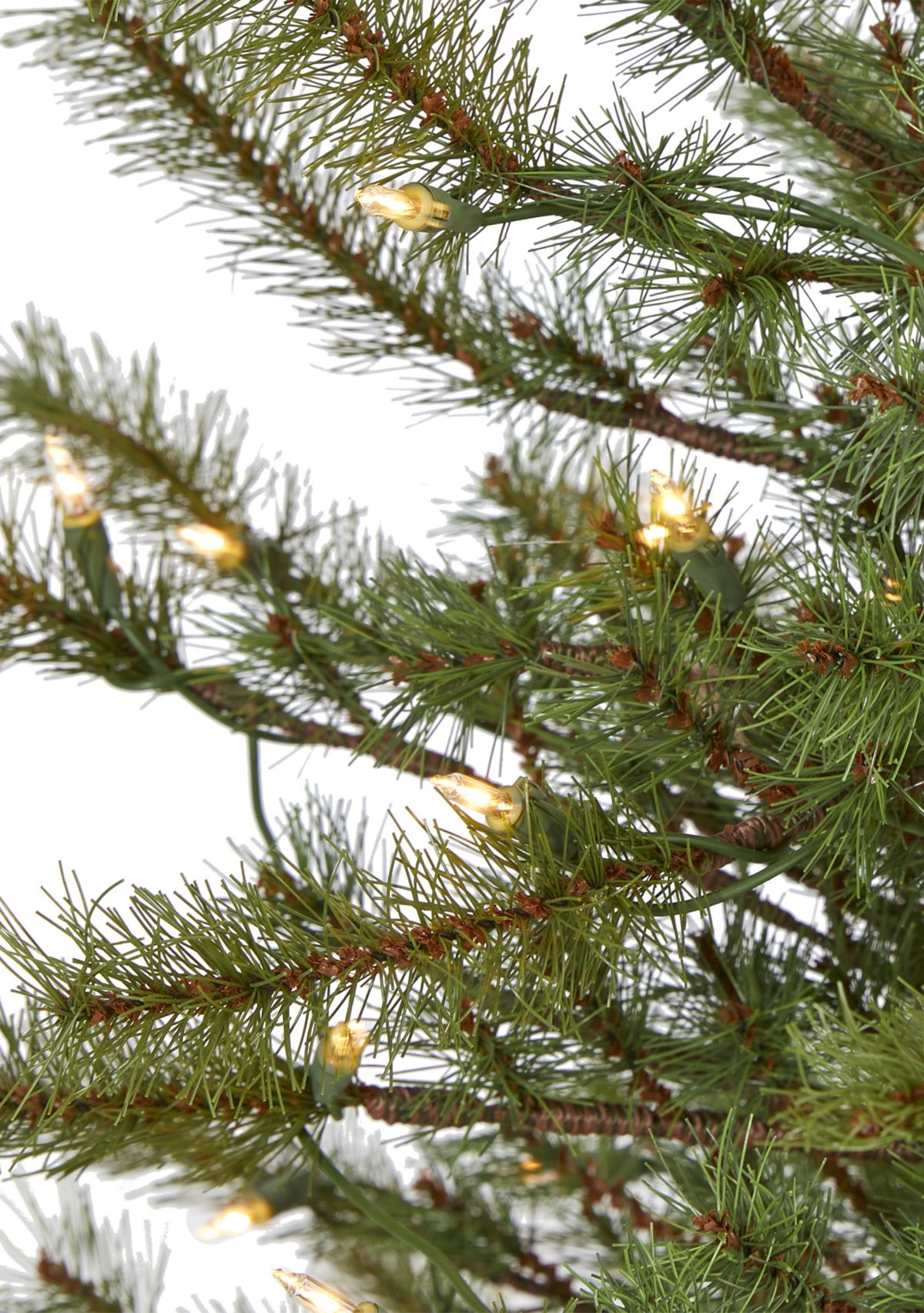Vancouver Mountain Pine Christmas Tree with Clear Lights and Bendable Branches