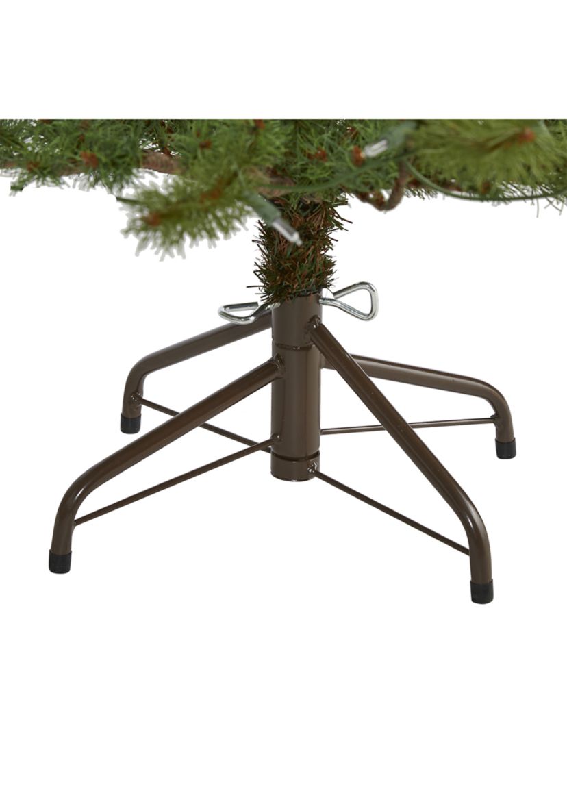 Vancouver Mountain Pine Christmas Tree with Clear Lights and Bendable Branches