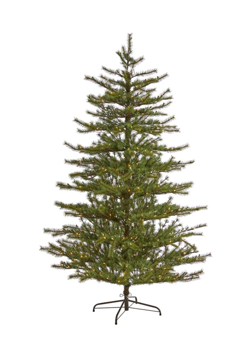 Vancouver Mountain Pine Christmas Tree with Clear Lights and Bendable Branches