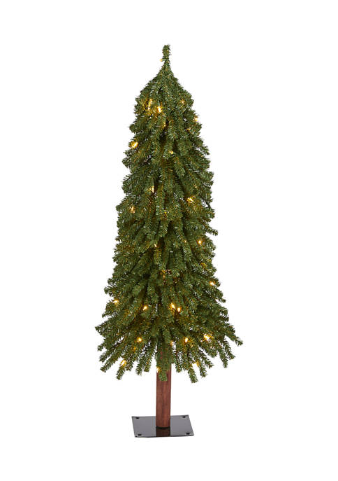 Nearly Natural 4 Foot Grand Alpine Artificial Christmas