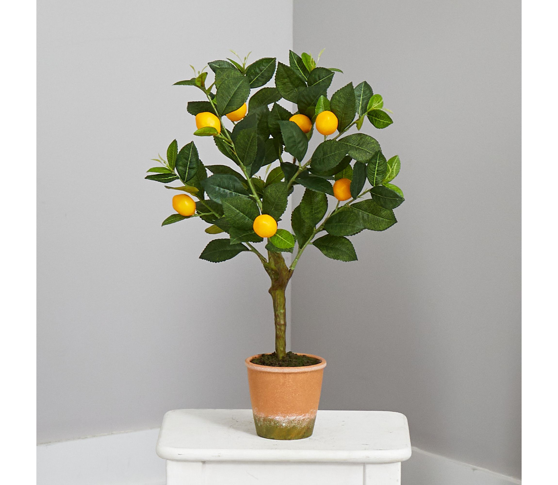 24-Inch Lemon Artificial Tree