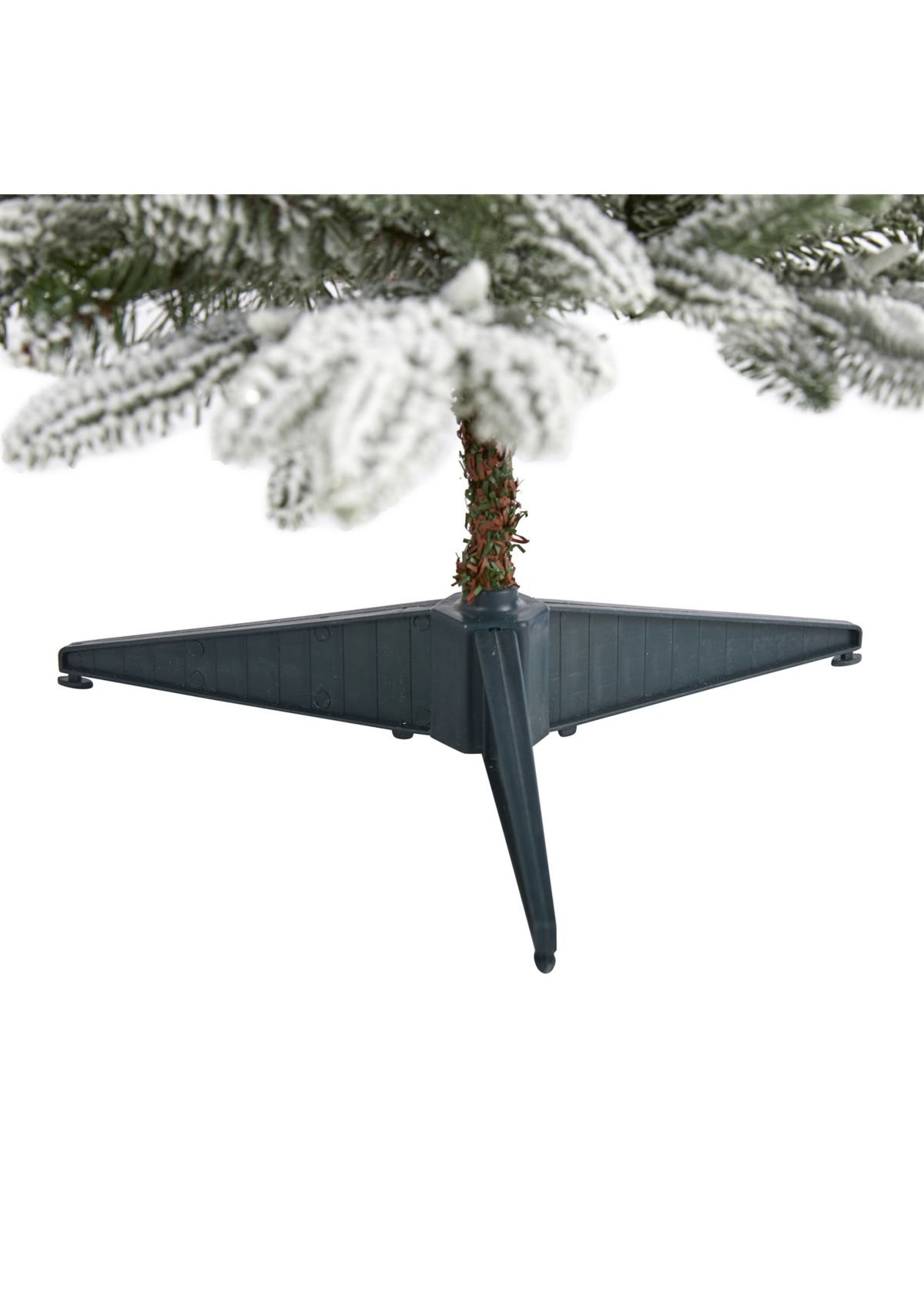 3 Foot Flocked Manchester Spruce Artificial Christmas Tree with 50 Lights and 133 Bendable Branches