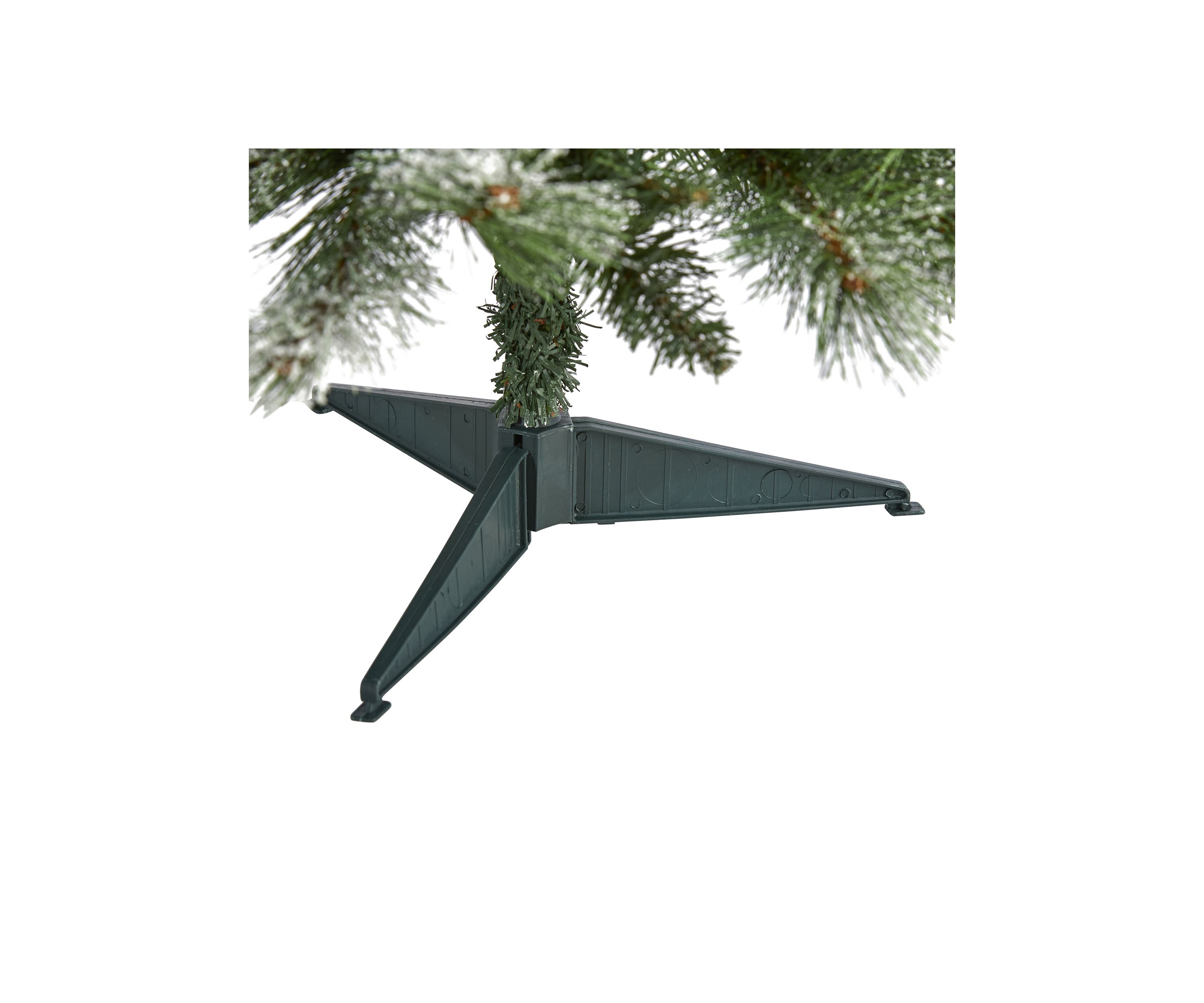 Snowed French Alps Mountain Pine Christmas Tree with Bendable Branches