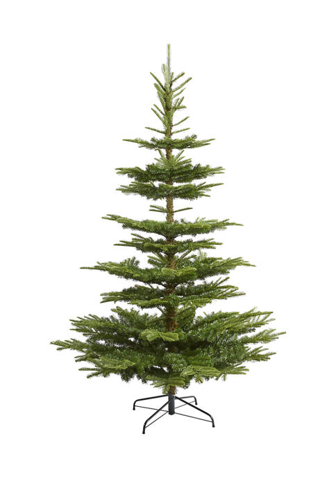 7.5 Foot Layered Washington Spruce Artificial Christmas Tree with and 1325 Bendable Branches