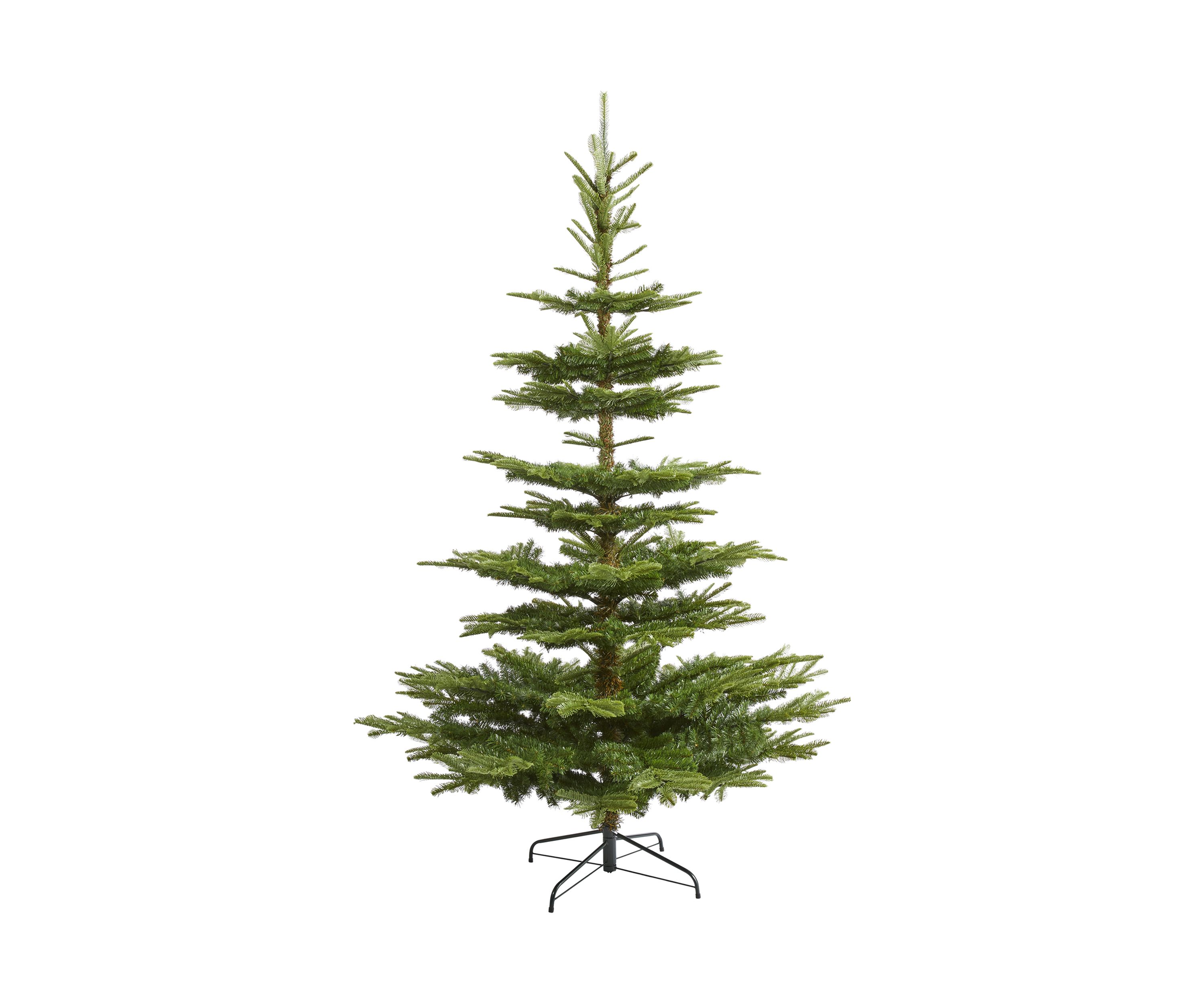 7.5 Foot Layered Washington Spruce Artificial Christmas Tree with and 1325 Bendable Branches