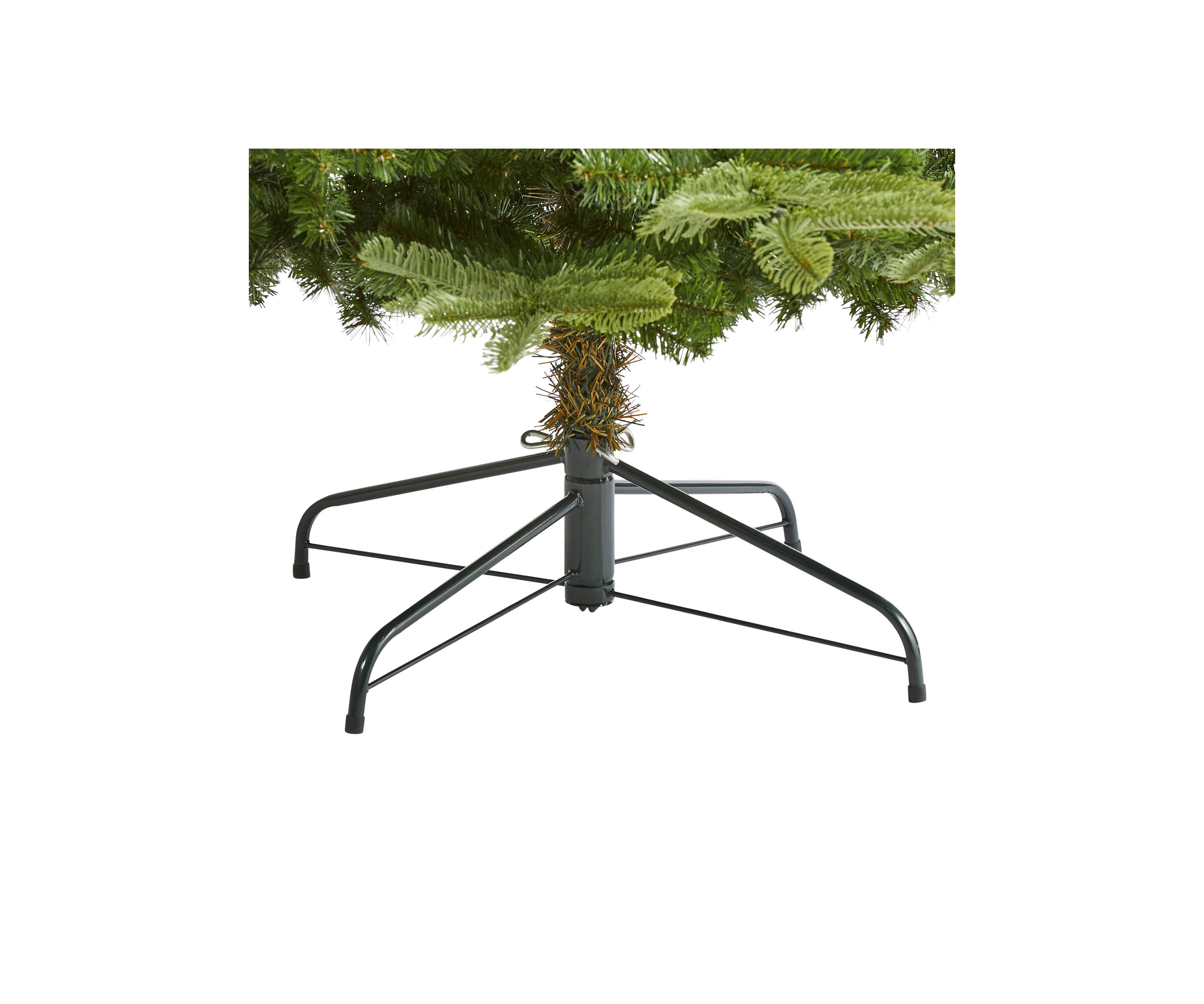 7.5 Foot Layered Washington Spruce Artificial Christmas Tree with and 1325 Bendable Branches