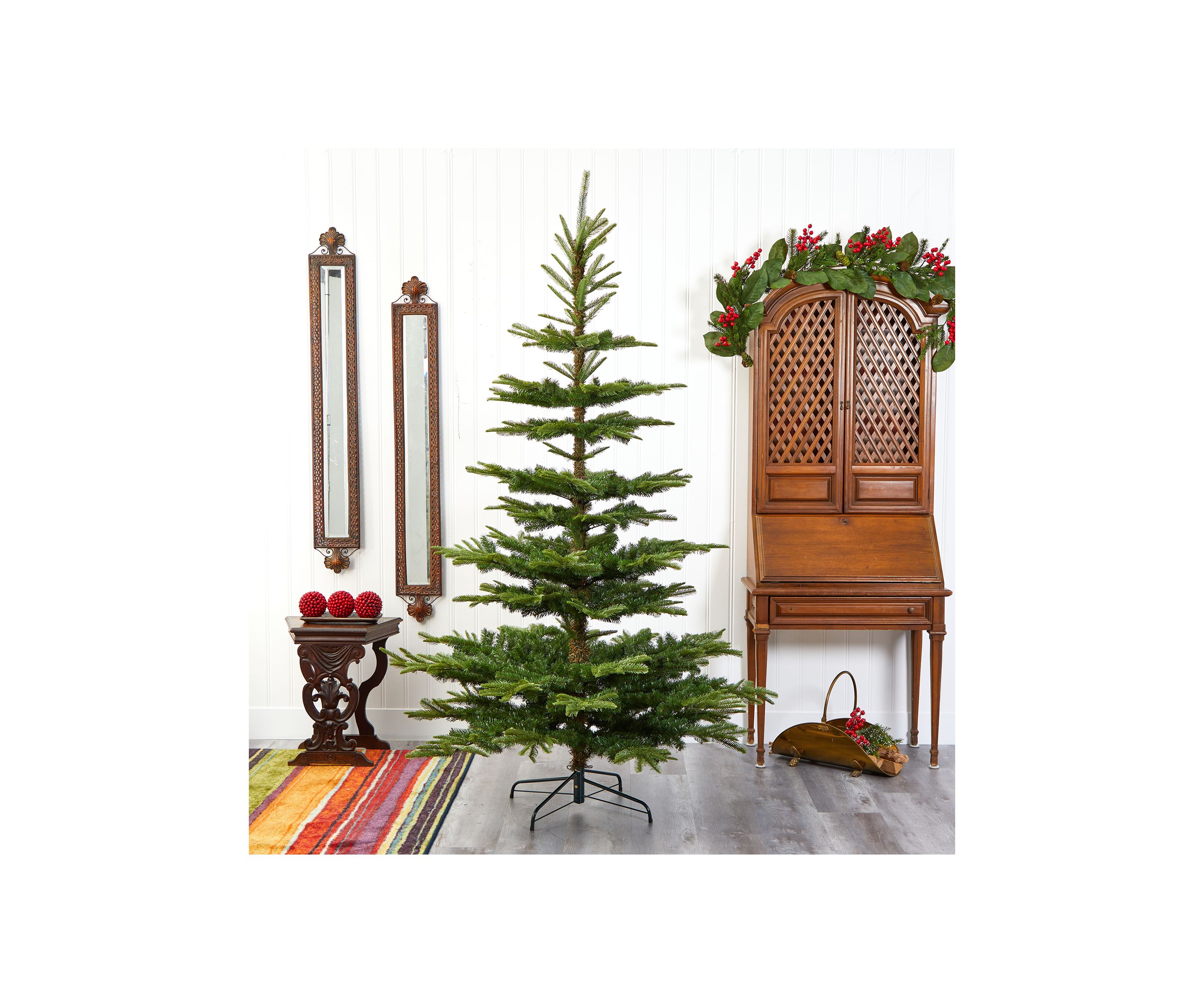 7.5 Foot Layered Washington Spruce Artificial Christmas Tree with and 1325 Bendable Branches