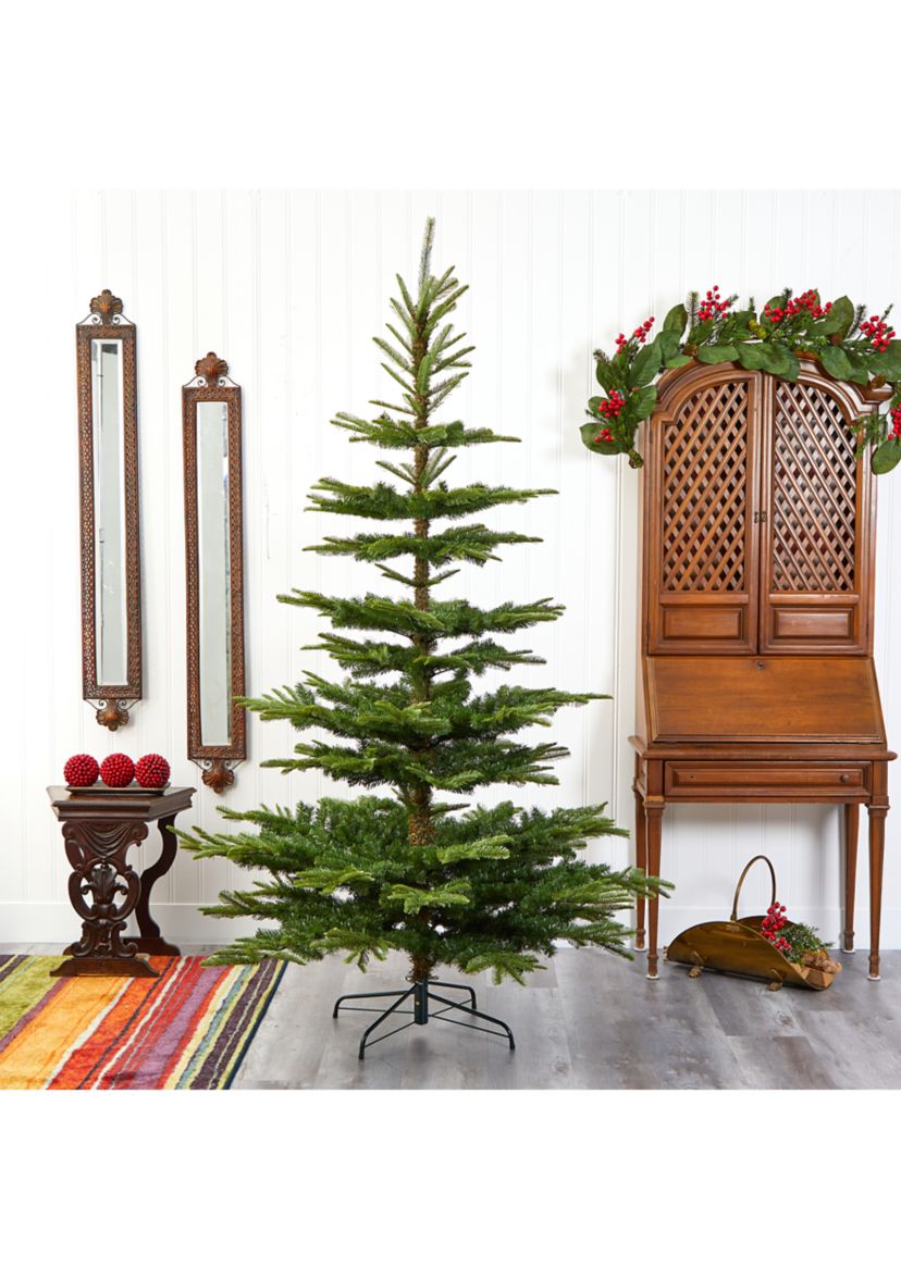 7.5 Foot Layered Washington Spruce Artificial Christmas Tree with and 1325 Bendable Branches