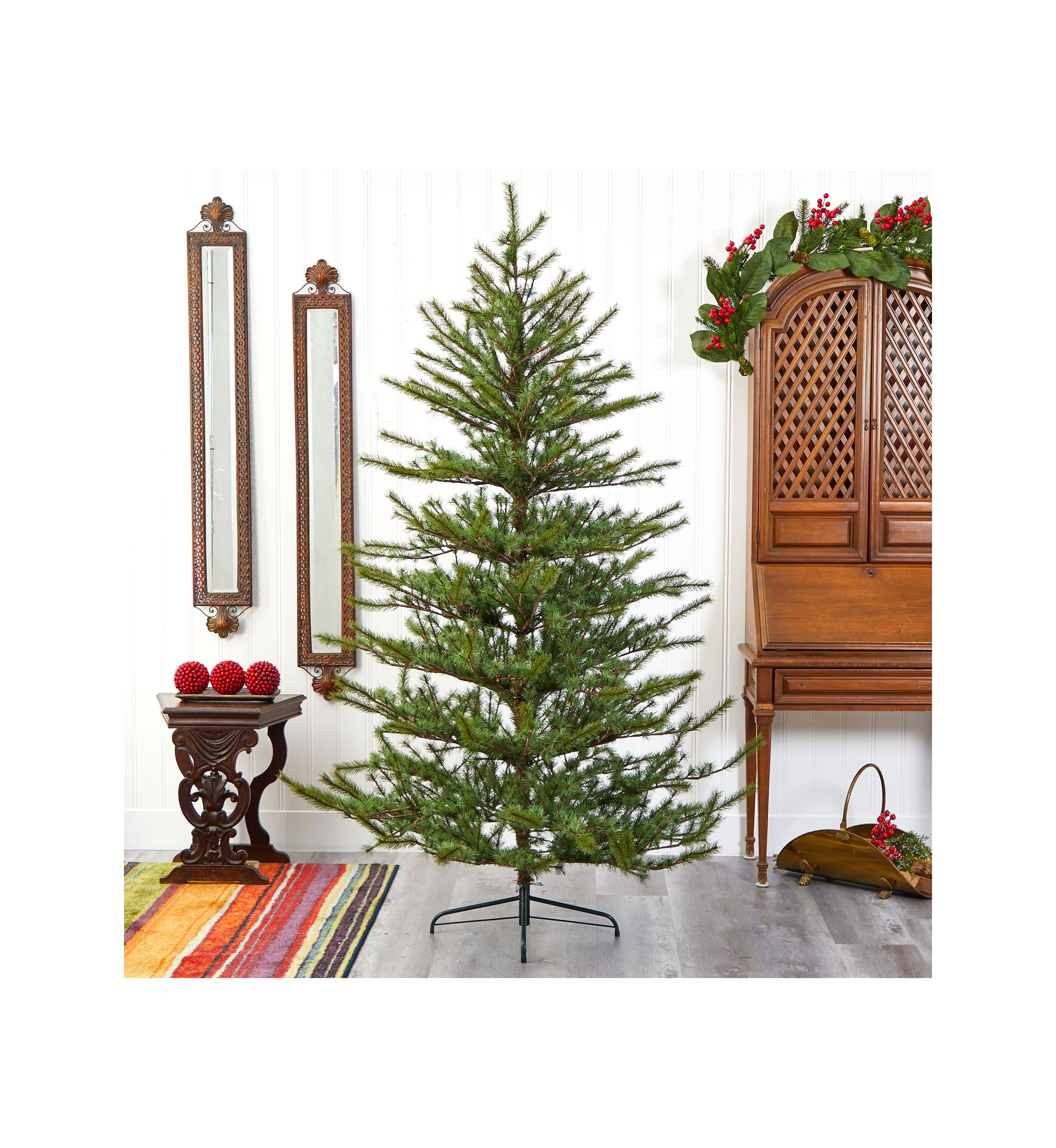 7 Foot Vancouver Mountain Pine Artificial Christmas Tree with 374 Bendable Branches